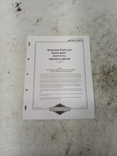 Briggs & Stratton Illustrated Parts List Power Built 28E700 to 28E799