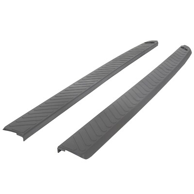 For Honda Ridgeline Crew Cab Improved Bed Rail Cap Molding Set 06-14 Caps Black