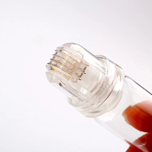 Micro 64Pins Gesichtsroller Gesichtshauttherapie Hautteile Anti Falten, 0,5-1,0 mm - Bild 11 von 12