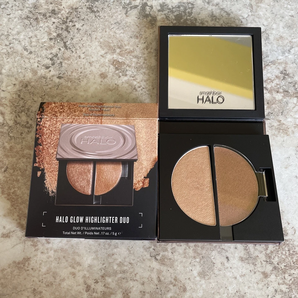 Smash Box Halo Glow Highlighter Duo (Golden Pearl) 5g - Image 4 of 4