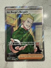 Lt. Surge's Bargain 170/132 - Mega Evolutions - Ultra Rare - NEAR MINT!