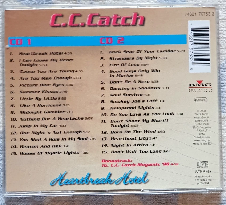 C.C. Catch   Heartbreak Hotel/Special  (2 CDs) - Bild 2 von 2