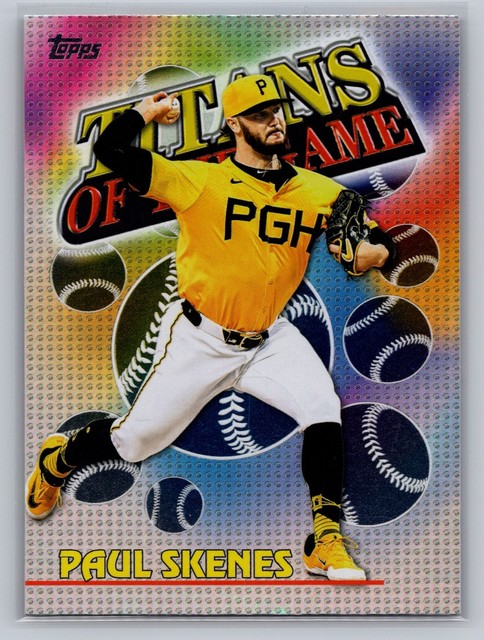 2025 Topps Titans of the Game Paul Skenes Refractor #TOG-14 Pirates RC Baseball