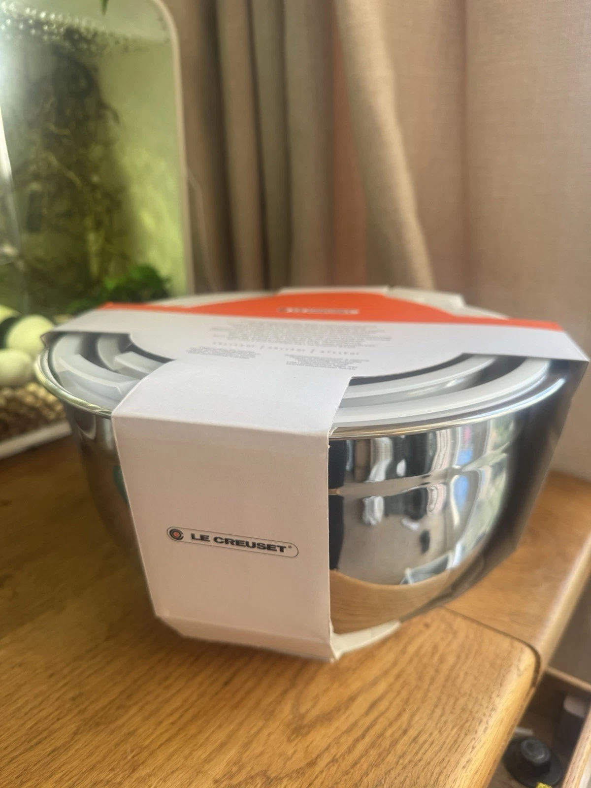 Le Creuset Stainless Steel Mixing Bowl Set of 3 Bowls with Lids New Unused BNIB
Opens in a new windo