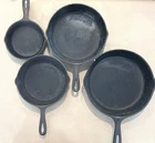 Vintage BSR No. 6, Lodge No. 3 & 5 and Wagner 10 3/4 Cast Iron Skillets.