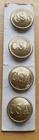 Post Civil War Confederate Staff Officers Military  Buttons CSA