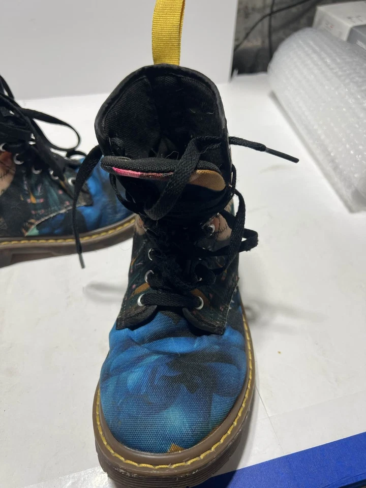 Sin Marca en Zapato - 1460 Pascal Día de los Muertos Botas Calavera de Azúcar para Mujer Sin Caja Foto 3 de 4