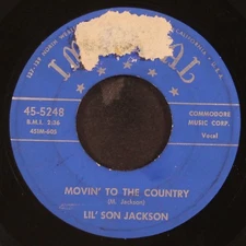LIL' SON  JACKSON: movin' to the country / confession IMPERIAL 7" Single 45 RPM