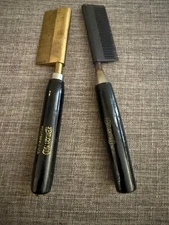 Vintage Lot of two Kentucky Maid Professional Hair Pressing Hot Combs *Untested*