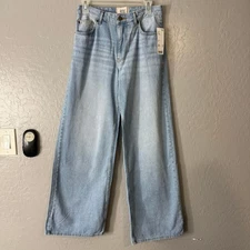 BDG Light Blue Wide Leg Denim Jeans, 27