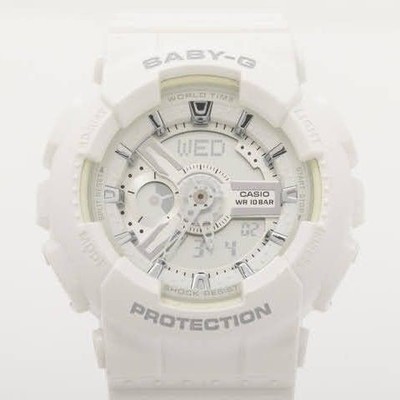 CASIO Baby G Quartz Watch BA 110X 7A3JF White