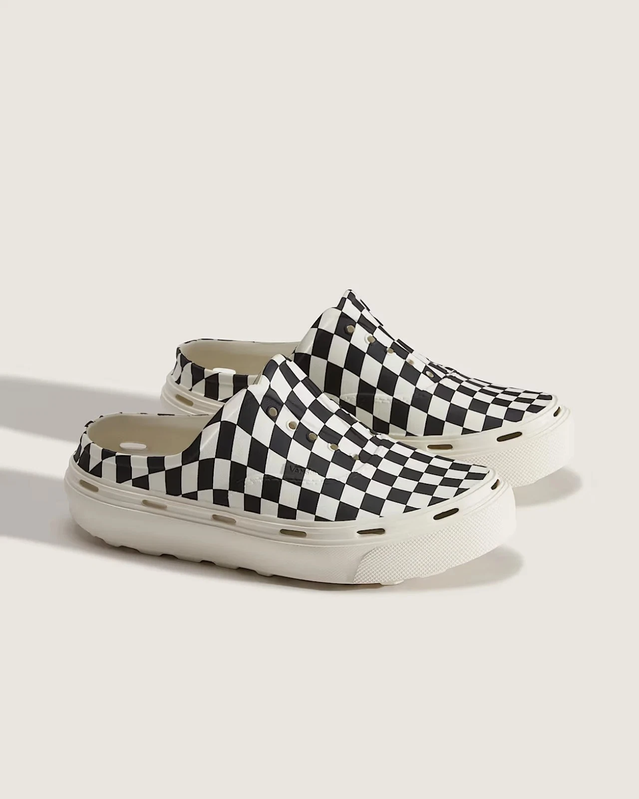 Vans Authentic Foam Mule Shoes Black/White