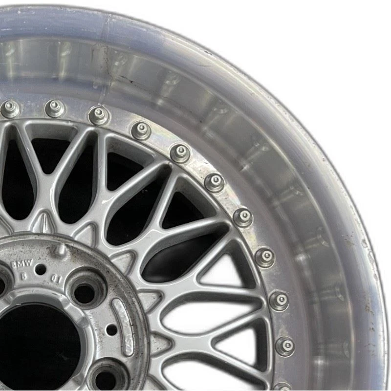 BMW Silver And Polished Lip 525i 530i 540i OEM Wheel 17” 2001-2003 Rim 59255 - Image 3 of 4