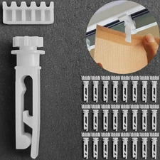 24 Sets Vertical Blinds Replacement Stem Gear Curtain Accessories Repair Parts