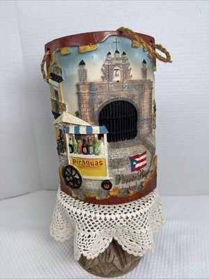 Puerto Rico Curved Wall Art 3D Piraguas Soda Stand Stunning! 5.5 X8.5 
