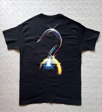 m6S Anvil Vintage Peter Pan Captain Hook TShirt XL Black Cotton Disney 90s