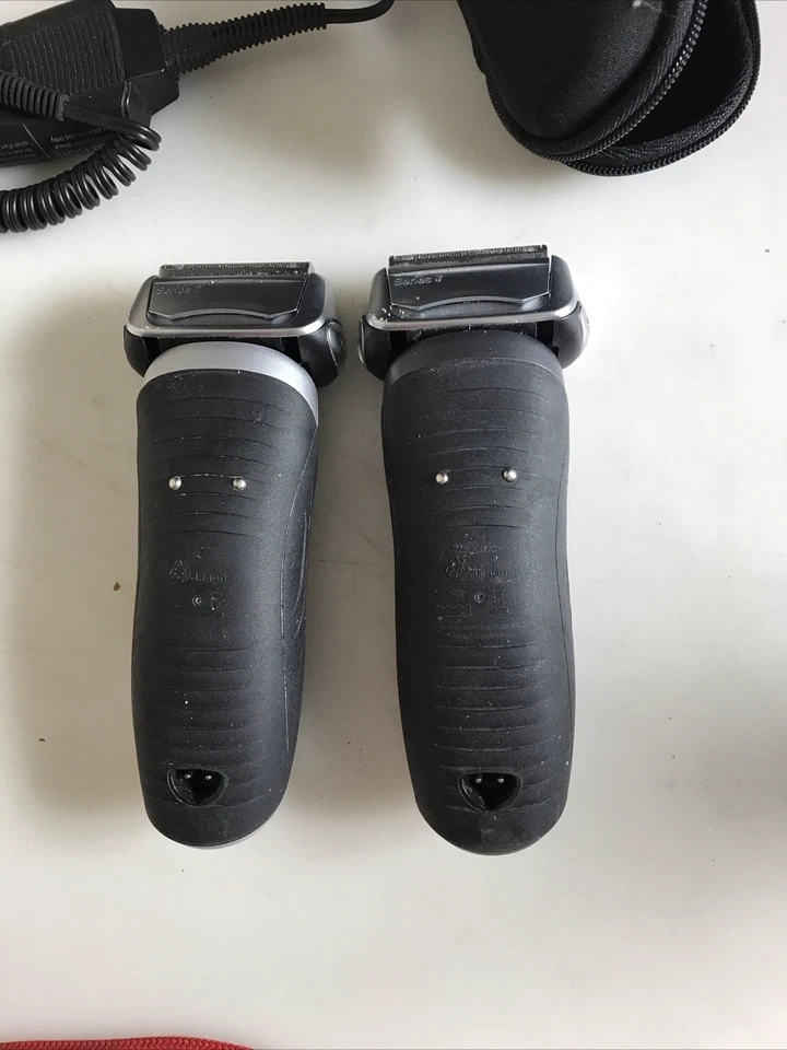 Braun Series 7 Razor Shaver Flex Head Wet & Dry With Trimmer Lot Of 2 /1 Charger - Image 3 of 4