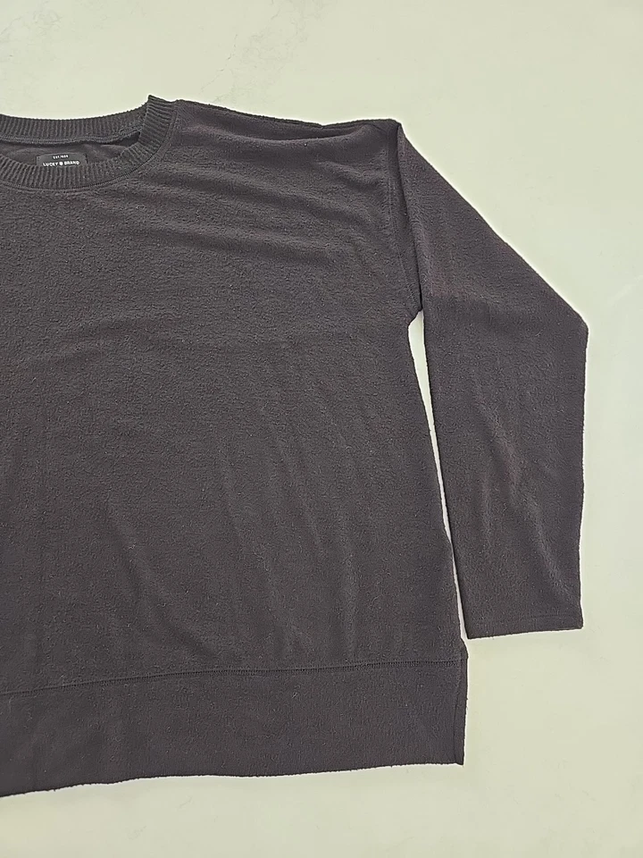 Suéter Lucky Brand SUPER SUAVE Negro Manga Larga Para Mujer Talla XL Foto 2 de 4