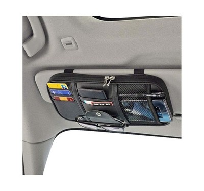 Da by Car Sun Visor Organizer, Multi-Pocket Visor Organizer Storage Pouch for...