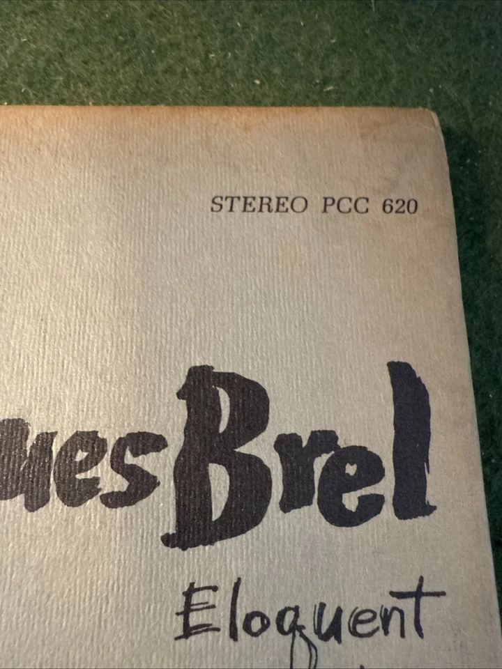 The Poetic World Of Jacques Brel Vinyl LP Philips PCC 620 VG + Foto 4 de 4
