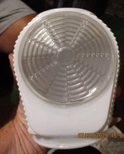 Vintage Art Deco Light Fixture-Milk Glass Globe BATH / KITCHEN #5