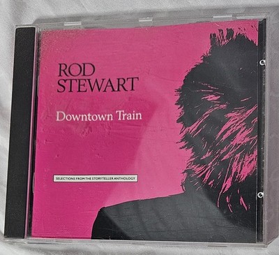 CD Compact Disc Rod Stewart Downtown Train Vintage Music Forever Young Tested *