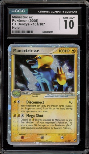 Manectric ex graded CGC 10 for sale on eBay