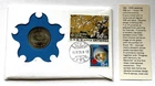 1970 Japanese 100 Yen Coin 1st Day Cover Stamp & Info Card 99 Company World Expo