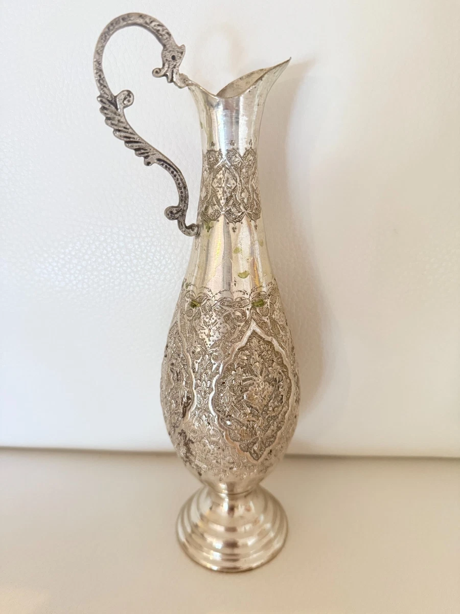 中国　銀製硯　烏銀　古董品？！ 中东银色古董| eBay