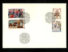 Postal History Sweden #1023-1026 FDC Christmas Art Bible Jews Judaica 1973