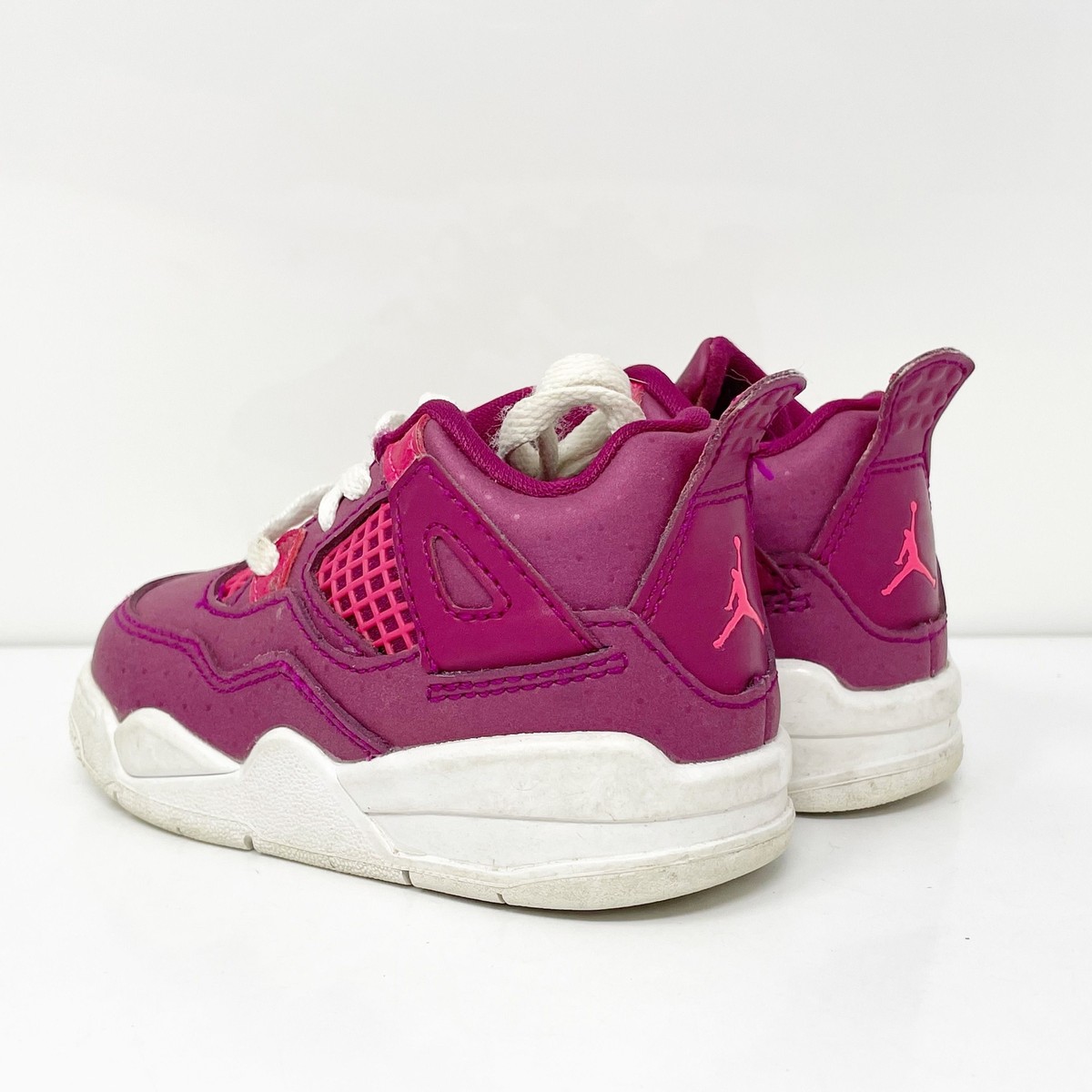 Nike Girls Air Jordan 4 BQ7672-661 Pink Basketball Shoes Nike Girls Air Jordan 4 BQ7672-661 Pink Basketball Shoes