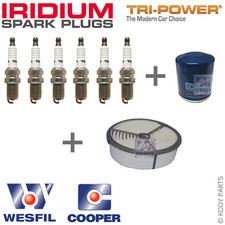 AIR + OIL FILTER & IRIDIUM PLUGS - for Toyota 4 Runner 3.0L V6 VZN130 (3VZE)