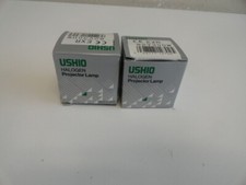 LL5: Lot of 2 USHIO EXR 82v 300w Tungsten Halogen Projection Lamp