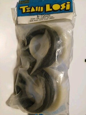 Losi XX/XXX A-7202S FRONT TIRE RIBBED WITH FOAM TYRES VINTAGE 