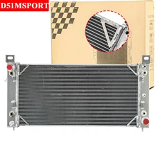 3 Row Aluminum Radiator For 1999-2014 2004 2008 Chevy Silverado 1500 2500 HD V8