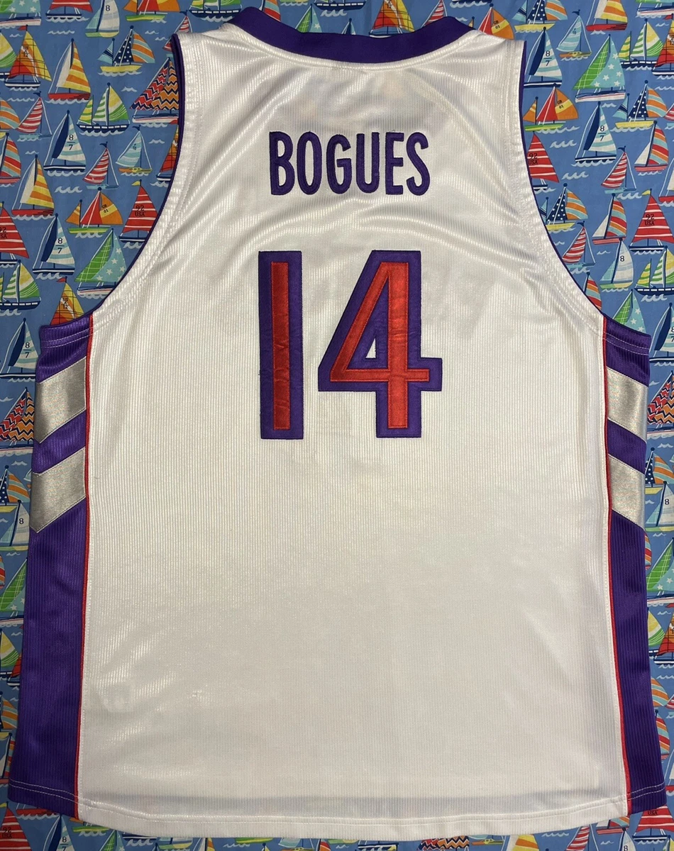 Muggsy bogues toronto 2024 raptors jersey