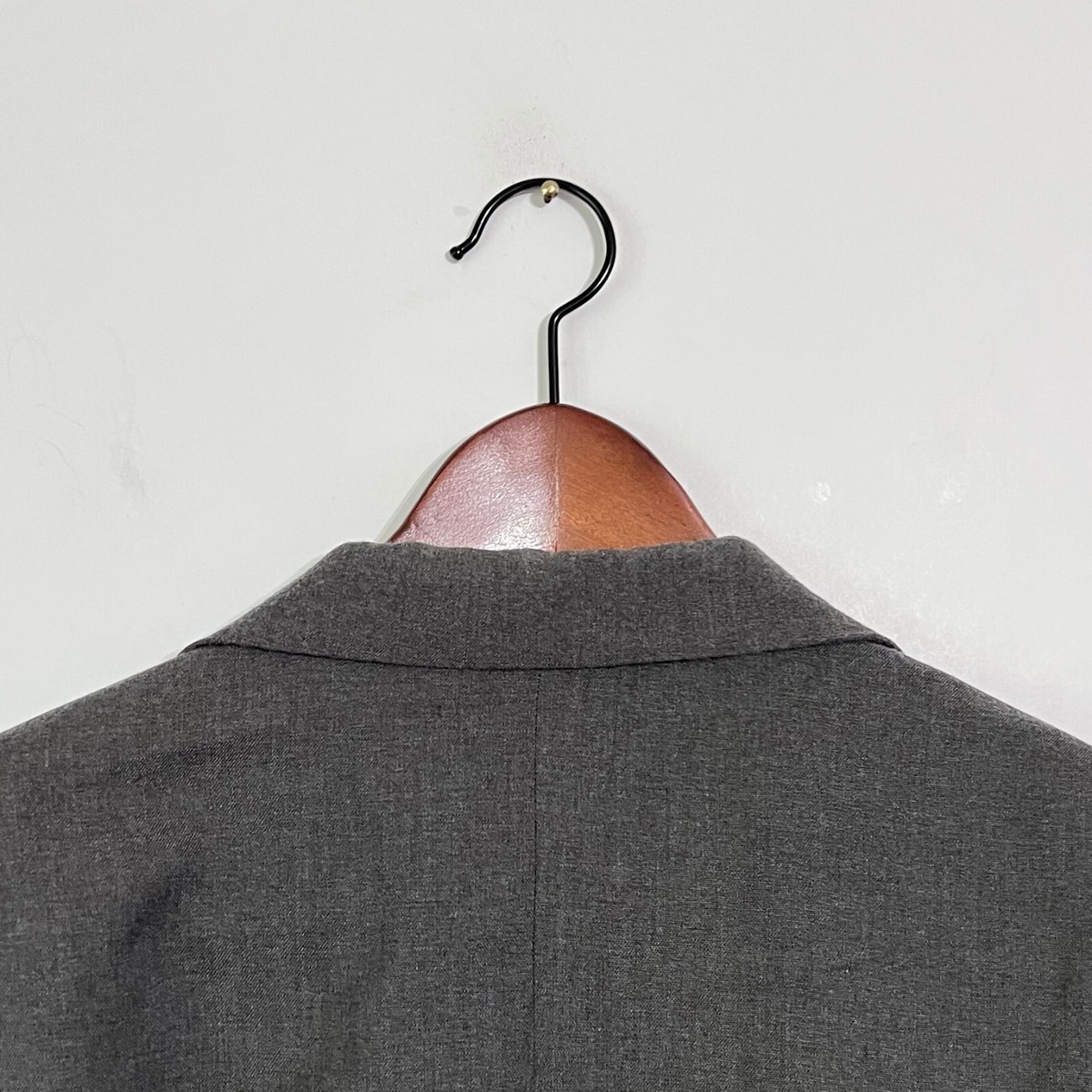 Costume Homme Haggar 42L Vintage - Veste Pantalon Gris, Coupe Single Breasted, Très Bon état