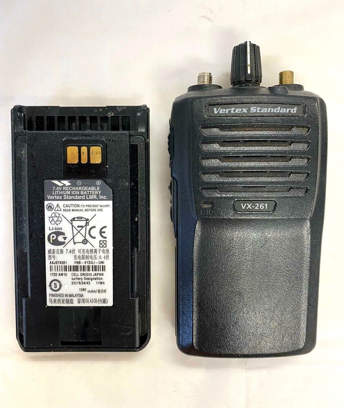 Motorola Original Vx 261 G7 5 Uhf 450 512 Mhz Handheld Two Way Transceiver With High