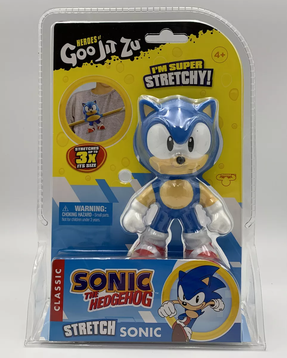 Heroes of Goo Jit Zu Classic Sonic The Hedgehog Hero Pack Stretch Sonic NEW