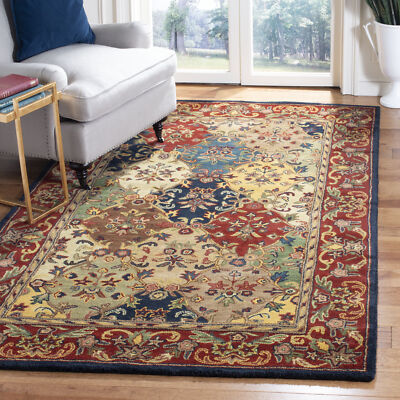 Safavieh Heritage MULTI / BURGUNDY 5' X 8' Area Rug - HG911A-5