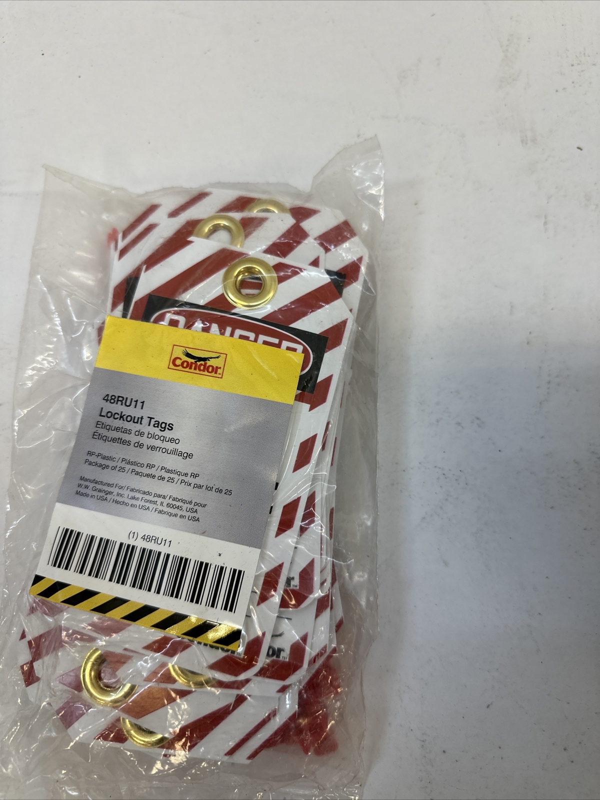 Condor 48RU11 Lockout Tag Danger Do Not Operate Pk25 for sale online | eBay