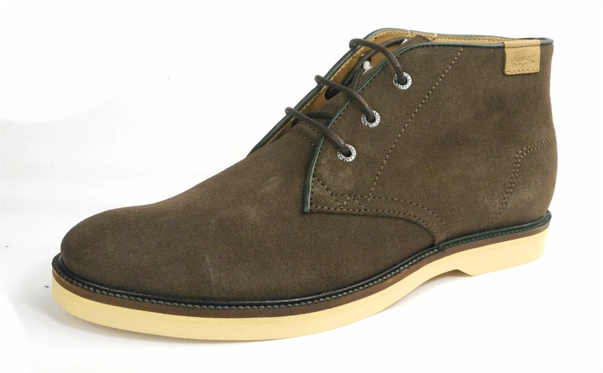 Lacoste Sherbrooke Lace Up Suede Boots Size 6.5 7.5 8 | eBay