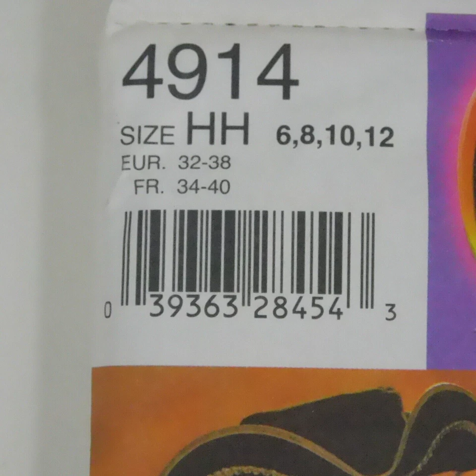 Simplicity 4914 Misses Costumes Pirate Buccaneer Sewing Pattern Size 6-12 Uncut - Image 4 of 4