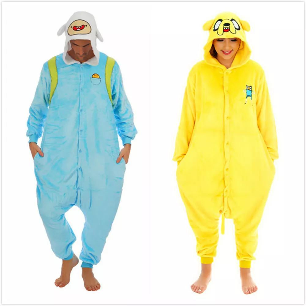 Adventure Time Jake Finn Onesiee Kigurumi Fancy Dress Costume