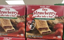 2 Packs Trader Joe's This Strawberry Walks Into A Bar Cereal Bars 7.8 oz Each 