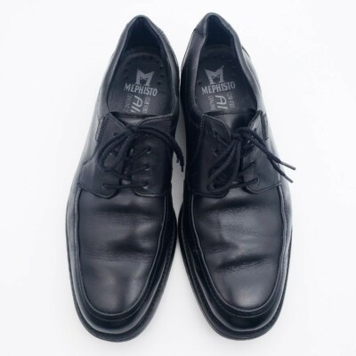 Mephisto Men’s Air Jet Black Leather Oxfords Mephisto Men main image 2