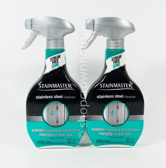 2 Stainmaster Stainless Steel Refrigerator Stove Cleaner Degreaser 13