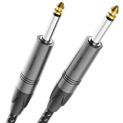 Gitarrenkabel 3m Instrumentenkabel 6,3mm TS Klinke Kabel Gitarre Verstärker