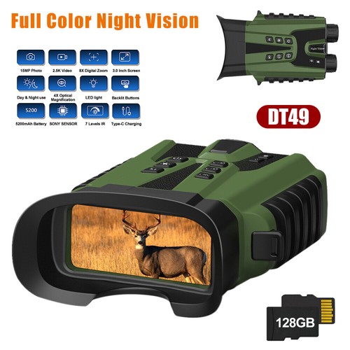 2.5K Night Vision 8X Binoculars Infrared Digital Goggles 3'' IPS Screen Hunting - Picture 33 of 56