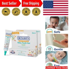 Benzocaine-Free Baby Tooth Gel with Clove for Instant Relief   2 Pack 0.53 oz